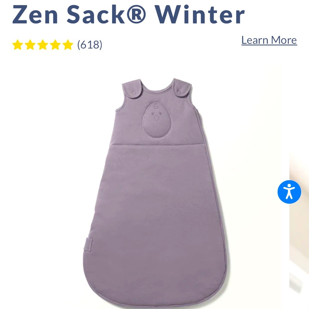Zen Sack Winter - Twilight (purple) 6-15 month